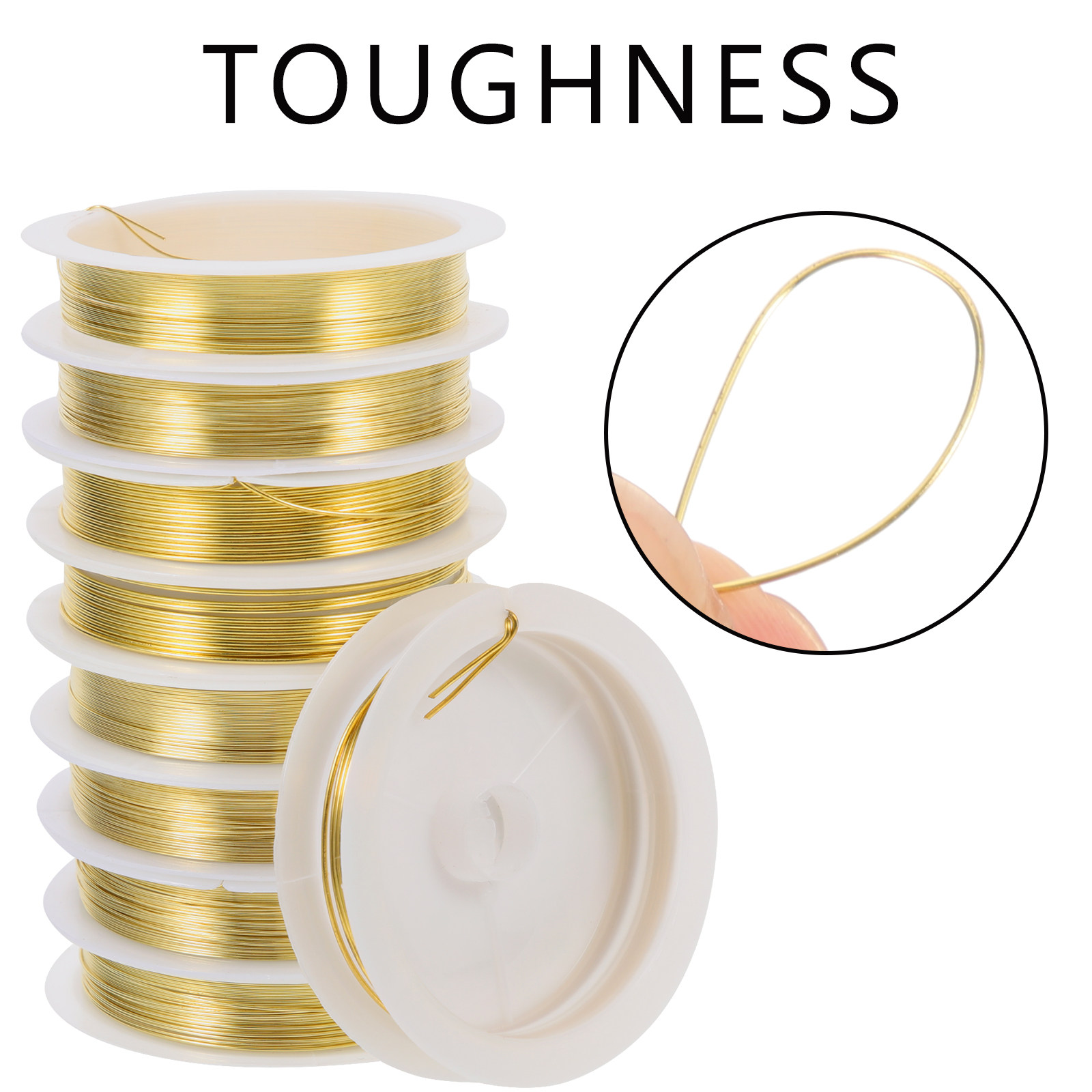 9 Rolls Copper Wire Jewelry Ma - Copper Wire Roll recension och pris