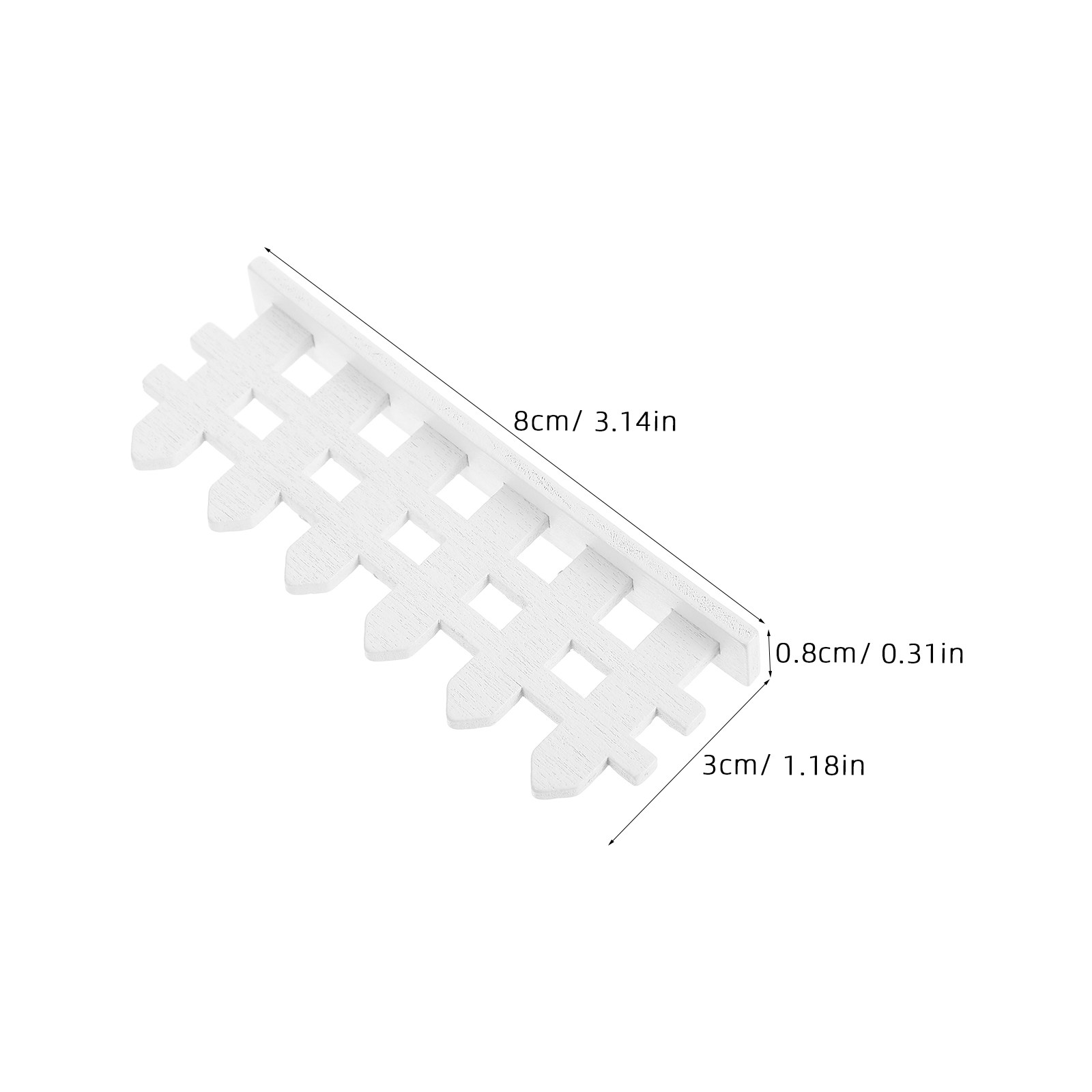 12Pcs Miniature Wooden Fence W - Bonsai Garden Landscape Design recension och pris