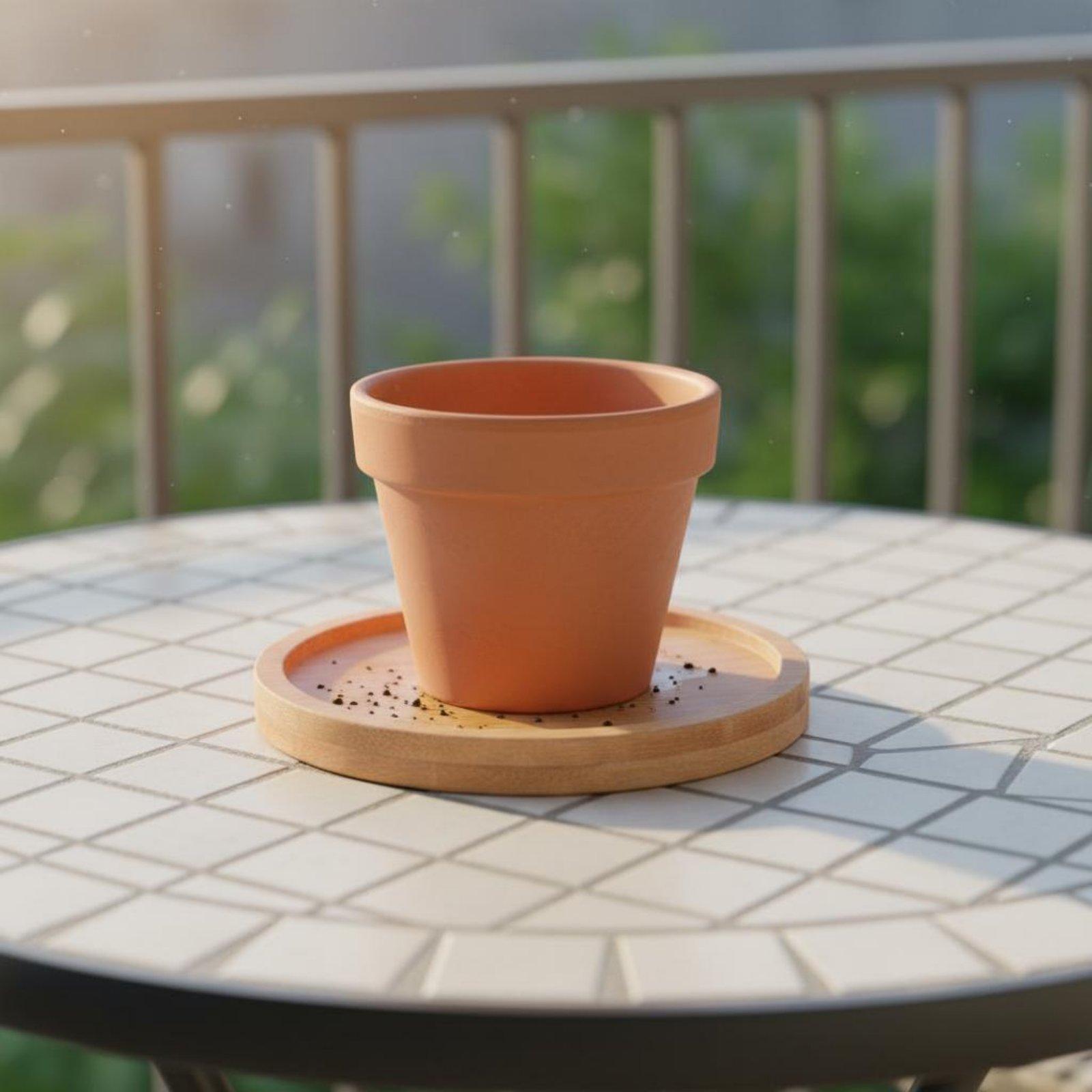 Industrial Tray Bamboo Plant B - Drip Tray Saucer recension och pris