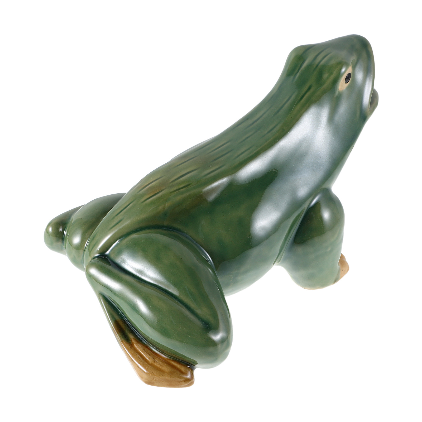 Ceramic Frog Statue Realistic  - Bonsai Garden Landscape Design recension och pris