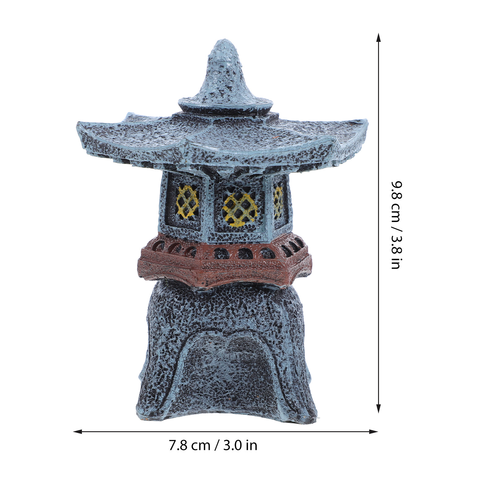 Resin Pagoda Lantern Garden St - Bonsai Garden Landscape Design recension och pris